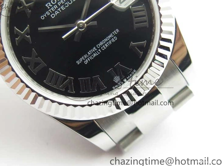 0411 Datejust 31mm 278271 SS BP Maker Best Edition Black Roman Dial on Oyster Bracelet SportInspired 2754